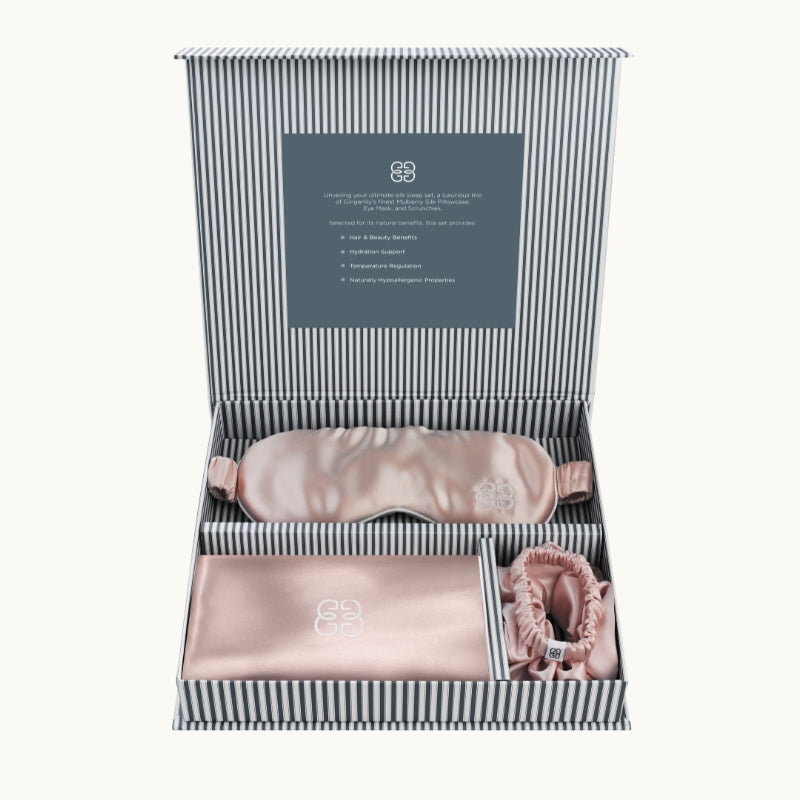 The Ultimate Silk Sleep Set Rose Smoke