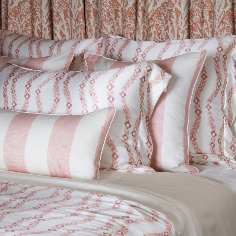 Tangleweed Pink Silk Duvet Cover