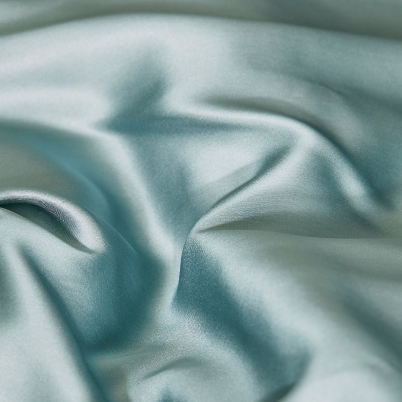 Teal Silk Duvet Cover