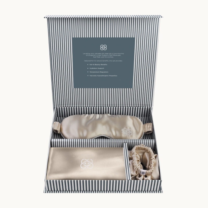 The Ultimate Silk Sleep Set Champagne