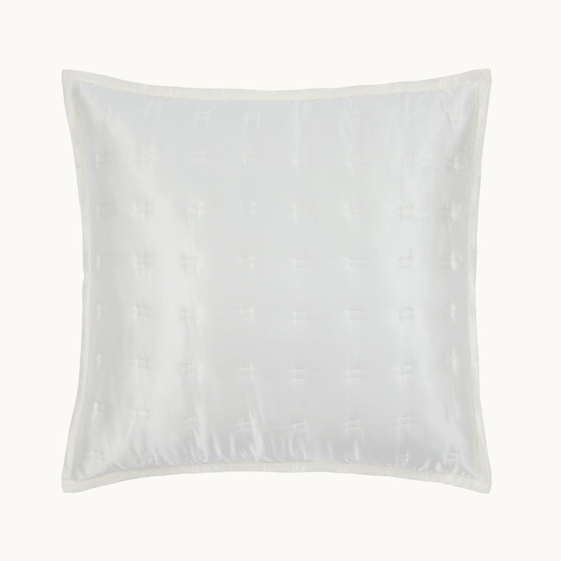 Windsor Silk Cushion Ivory