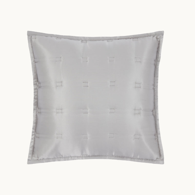 Windsor Silk Cushion Silver Grey