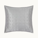 Windsor Silk Cushion Silver Grey