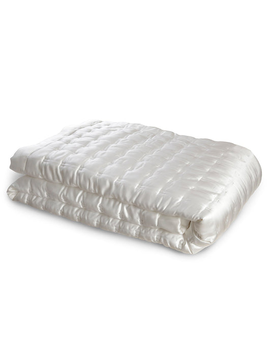 Ivory Windsor Silk Bedspread