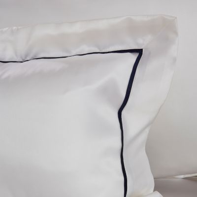 St Tropez White Silk Duvet Cover - Clearance