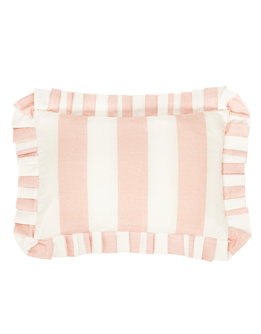 Cary Silk Rectangular Pink Cushion