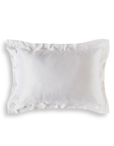 Eva White Silk Pillowcase