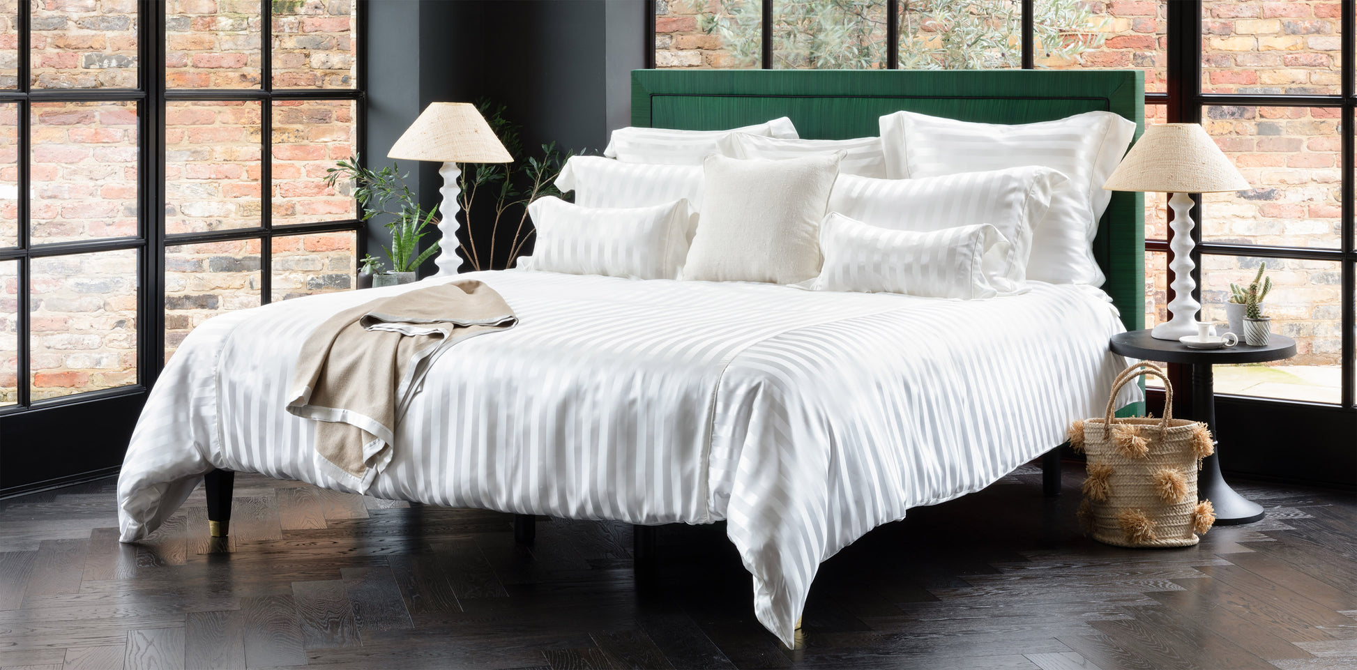 Luxurious silk duvet cover by Lancaster