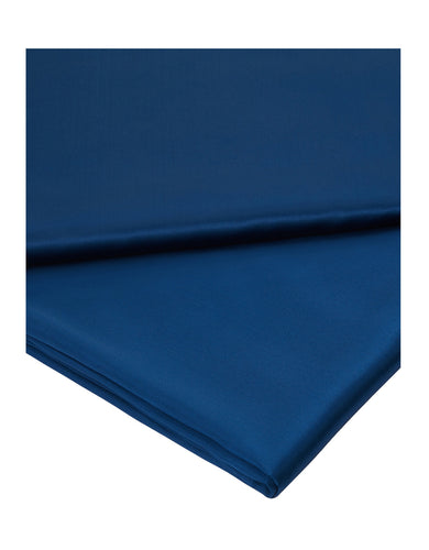 Navy silk flat sheet bedding product