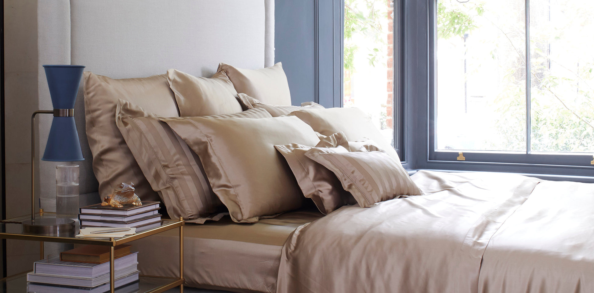 Silky Sand Color Duvet Cover