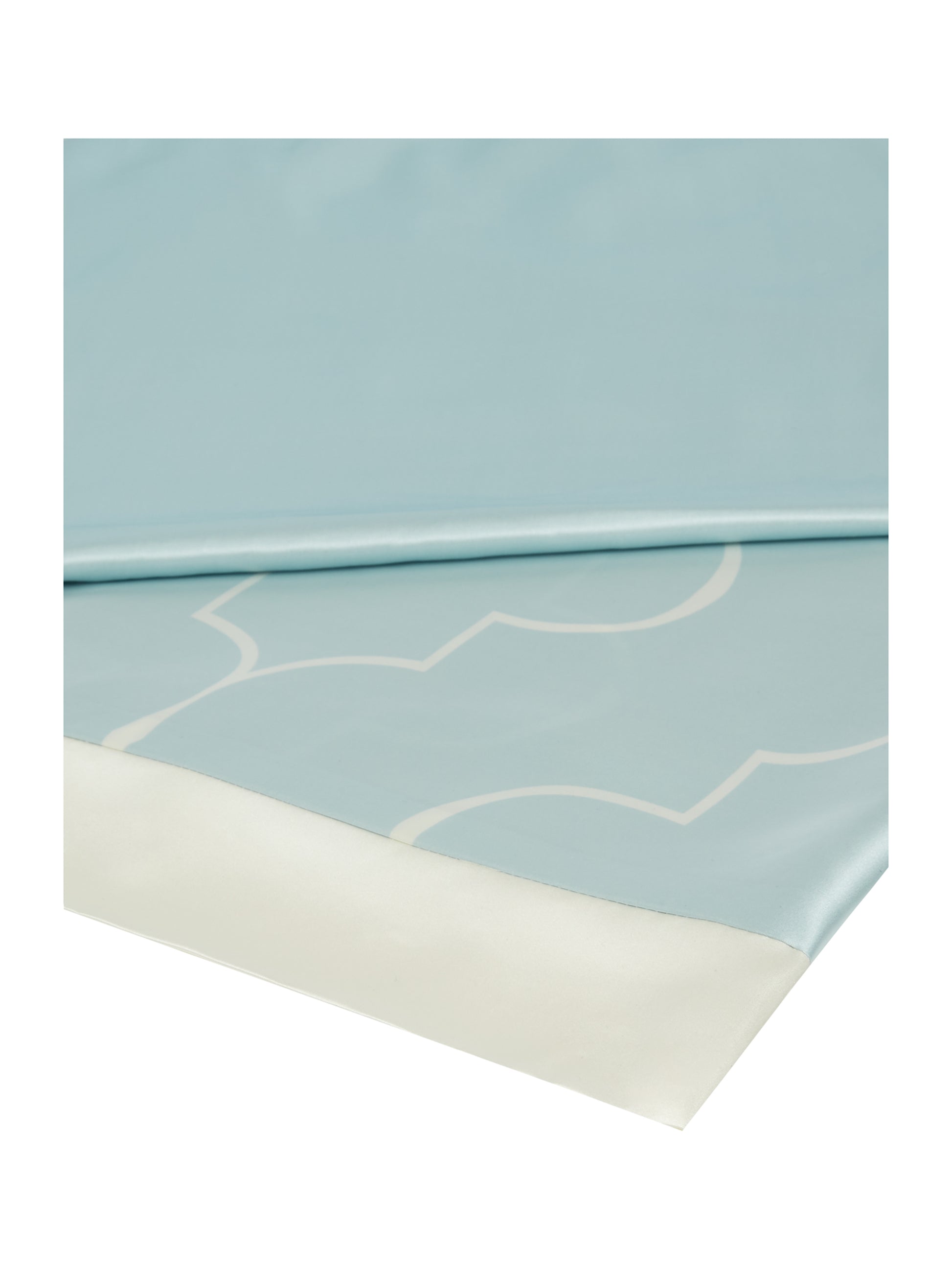 Silk flat sheet in Casablanca pattern
