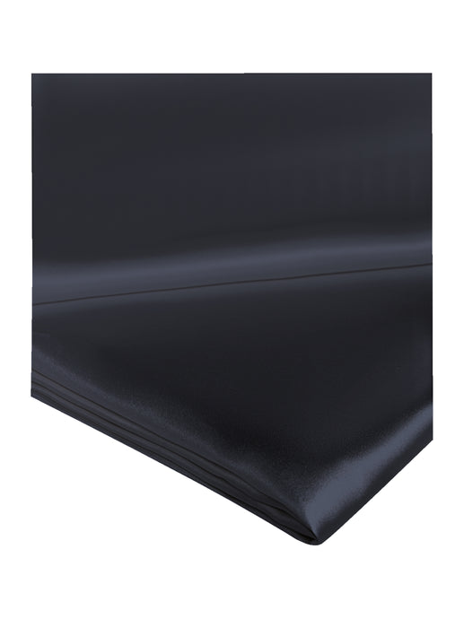 Charcoal colored silk flat sheet